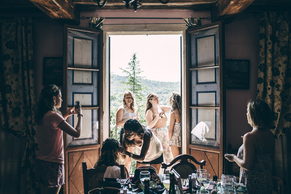 wedding photographs in tuscany