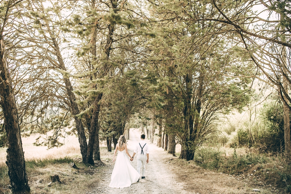 wedding photographs in tuscany