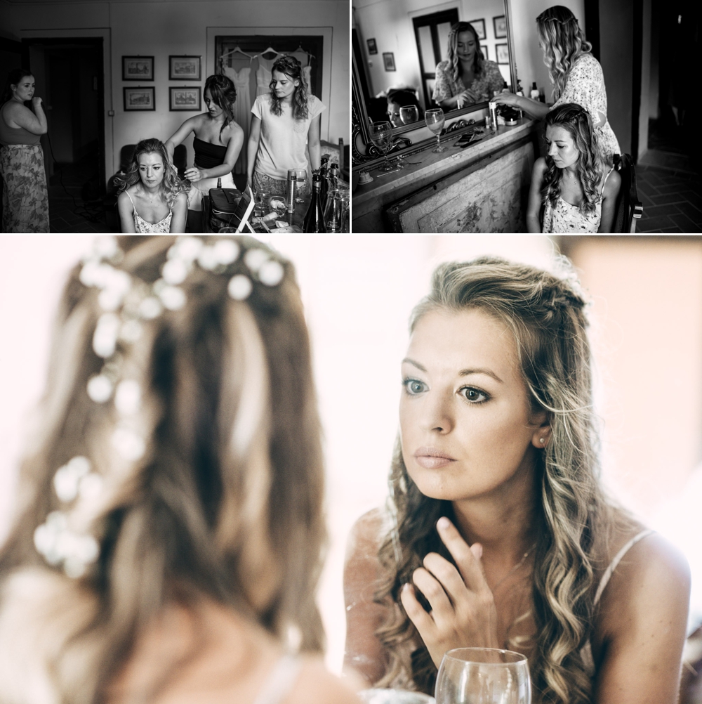 wedding photographs in tuscany