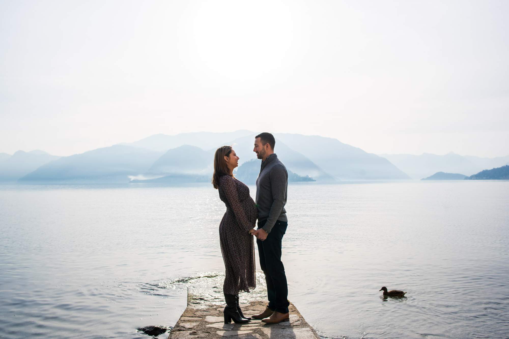 babymoon shooting lake como