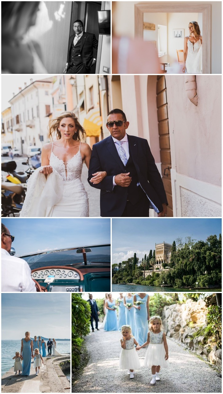 Wedding in isola del garda lake