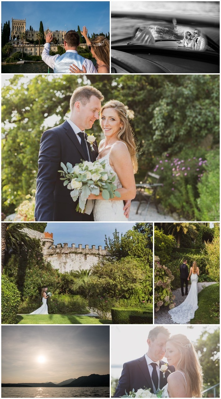 Wedding in isola del garda lake
