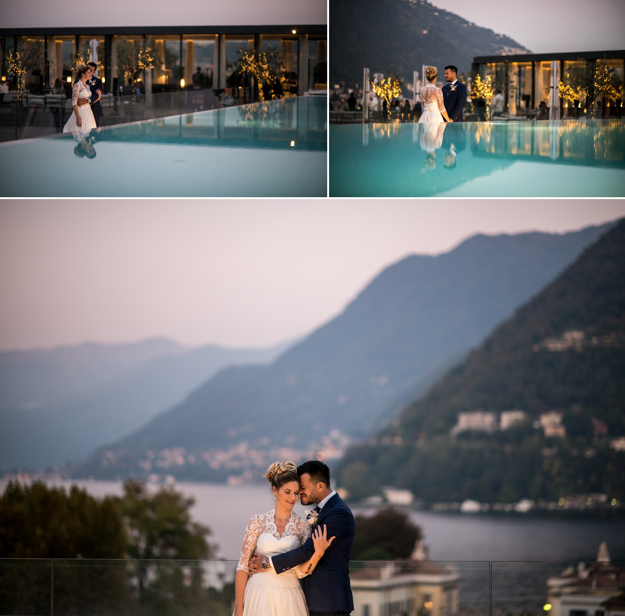 elopement vows renewal hilton lake como