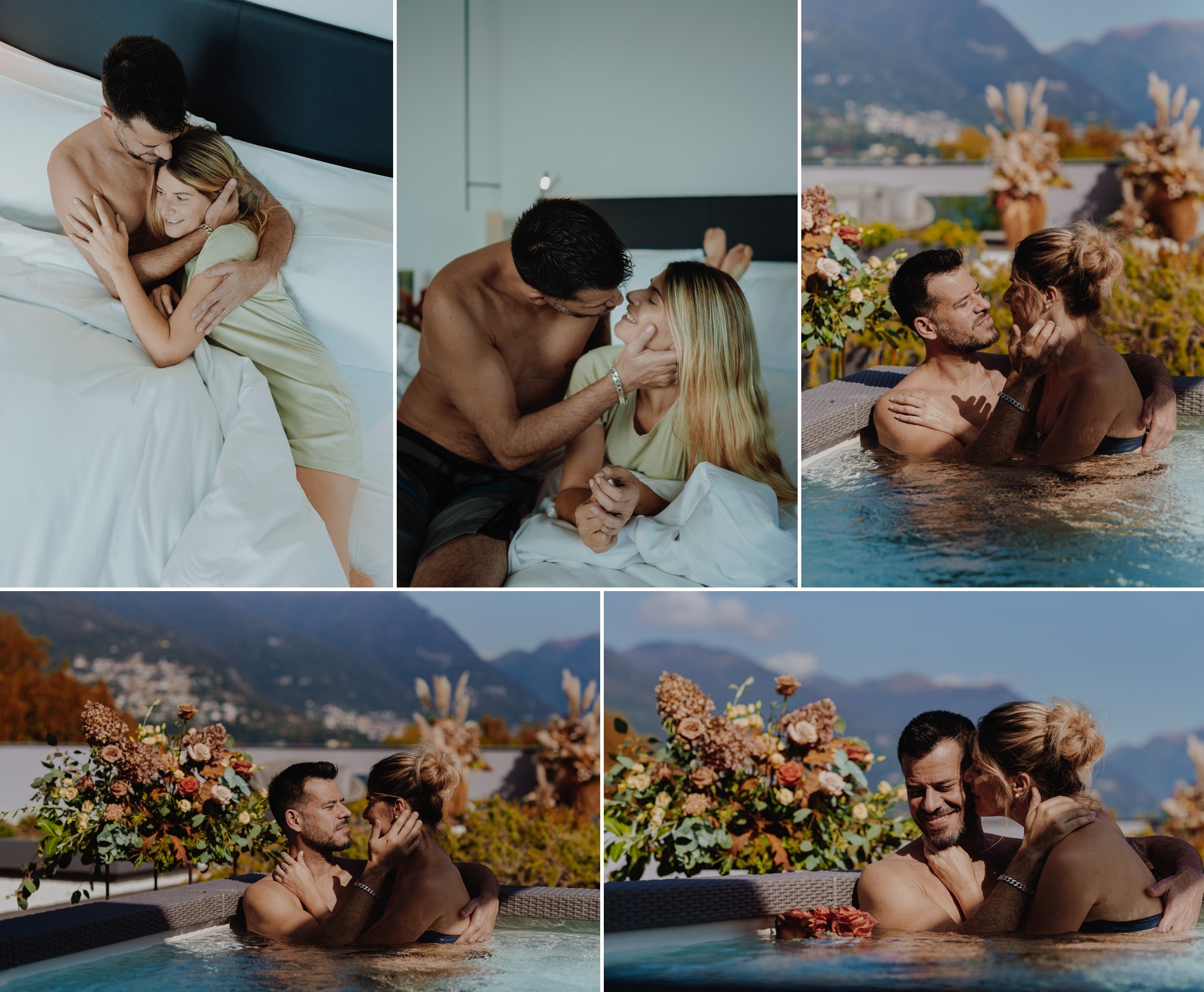 elopement vows renewal hilton lake como