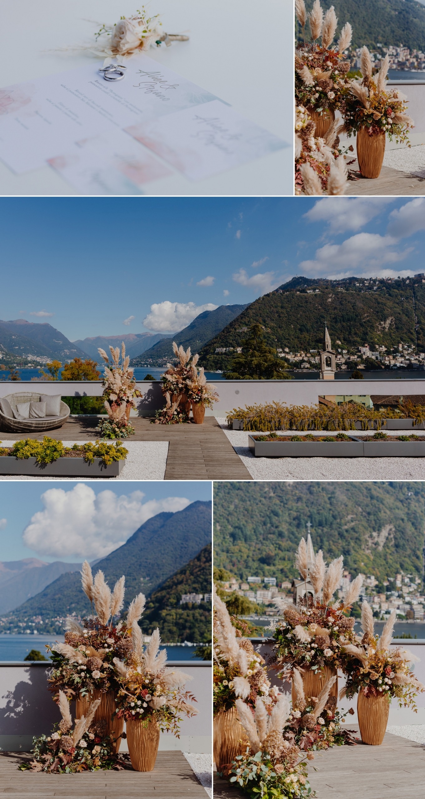 elopement vows renewal hilton lake como