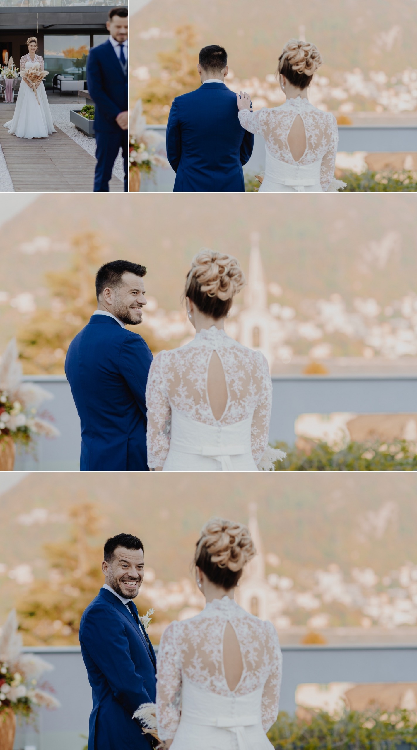 elopement vows renewal hilton lake como