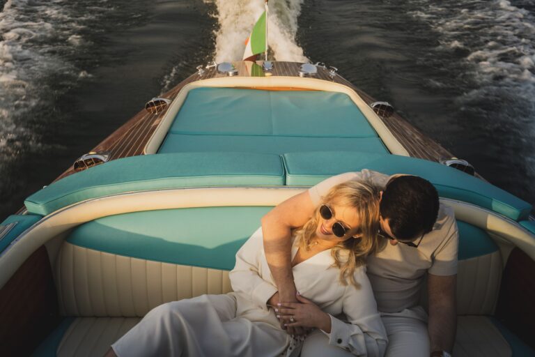couple on the boat