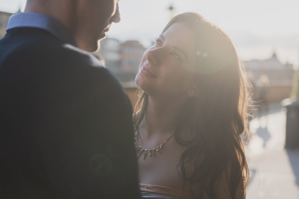 proposal in florence Ponte Vecchio